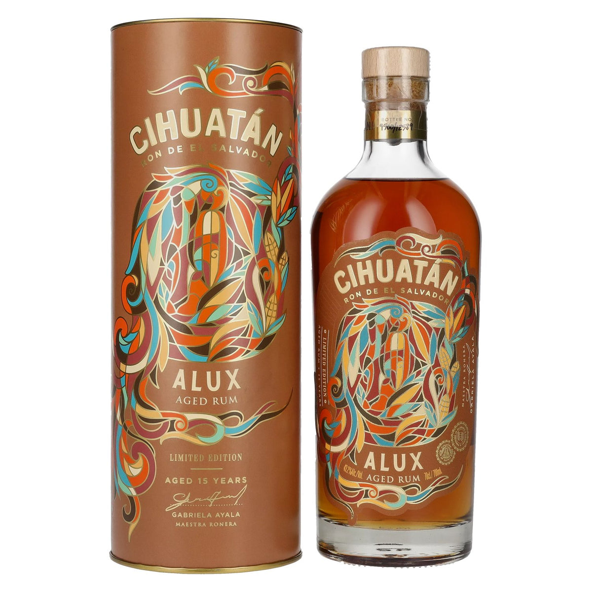 Cihuatán 15 Alux Rhum vieilli Édition limitée 43,2 % vol. 0,7 l dans un coffret cadeau
