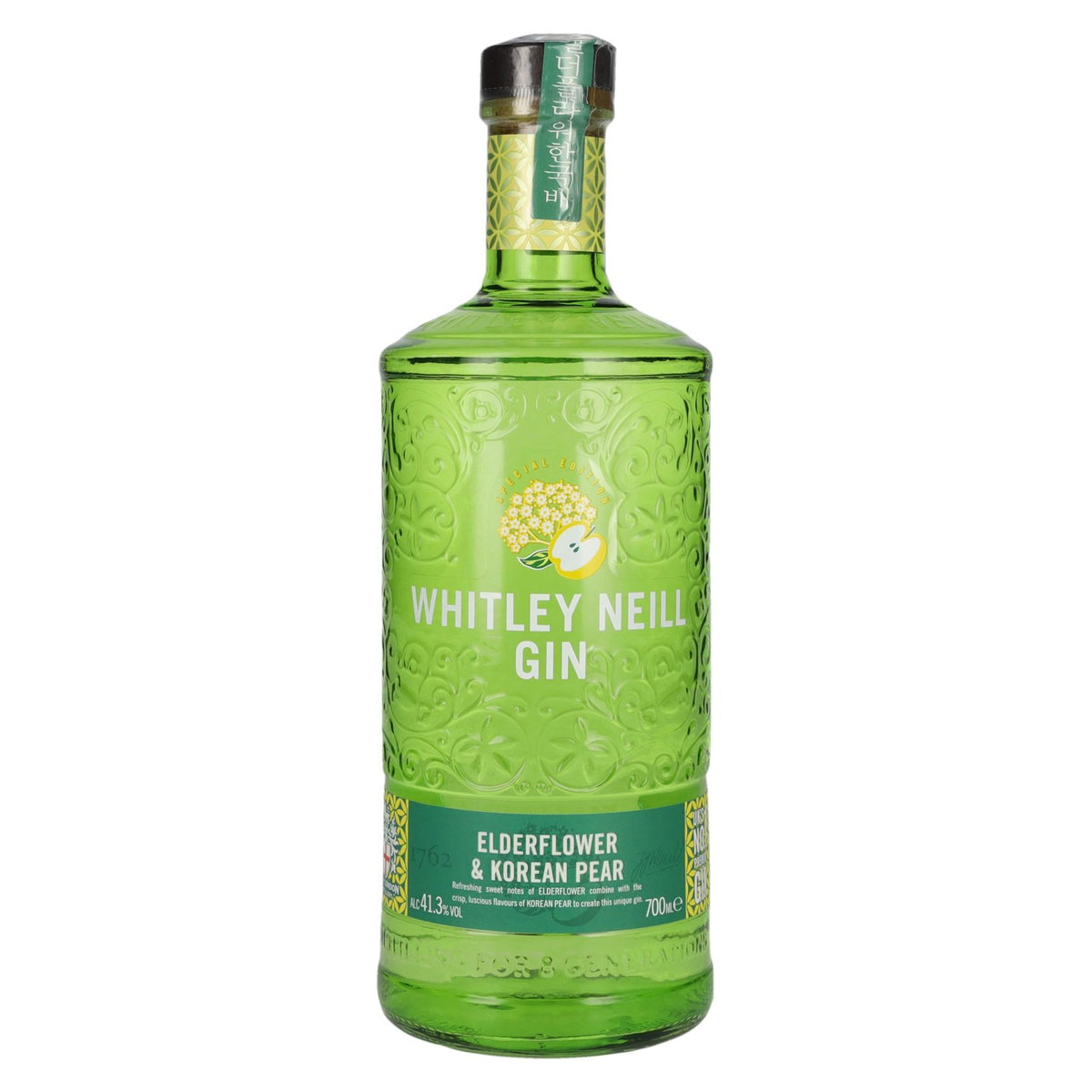 Whitley Neill ELDERFLOWER & KOREAN PEAR GIN 41,3% Vol. 0,7l