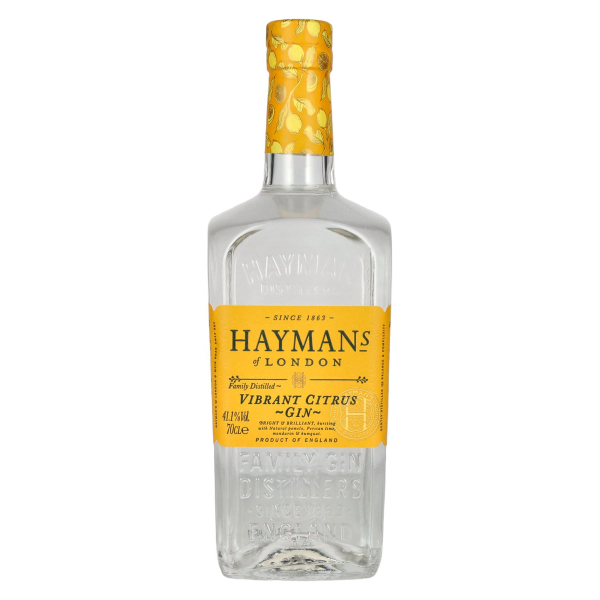 Hayman's of London VIBRANT CITRUS GIN 41,1 % vol. 0,7 l