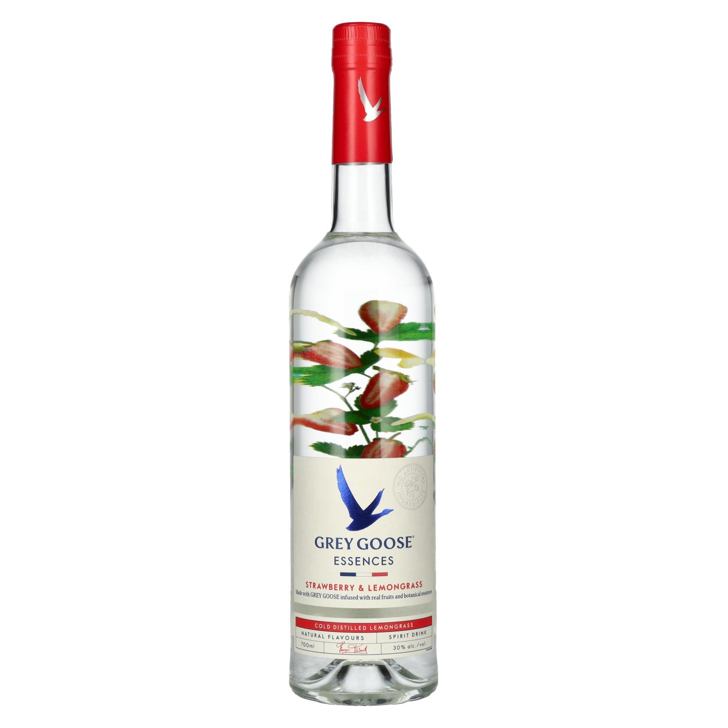 Grey Goose Essences STRAWBERRY & LEMONGRASS Flavored Vodka 30% Vol. 0,7l