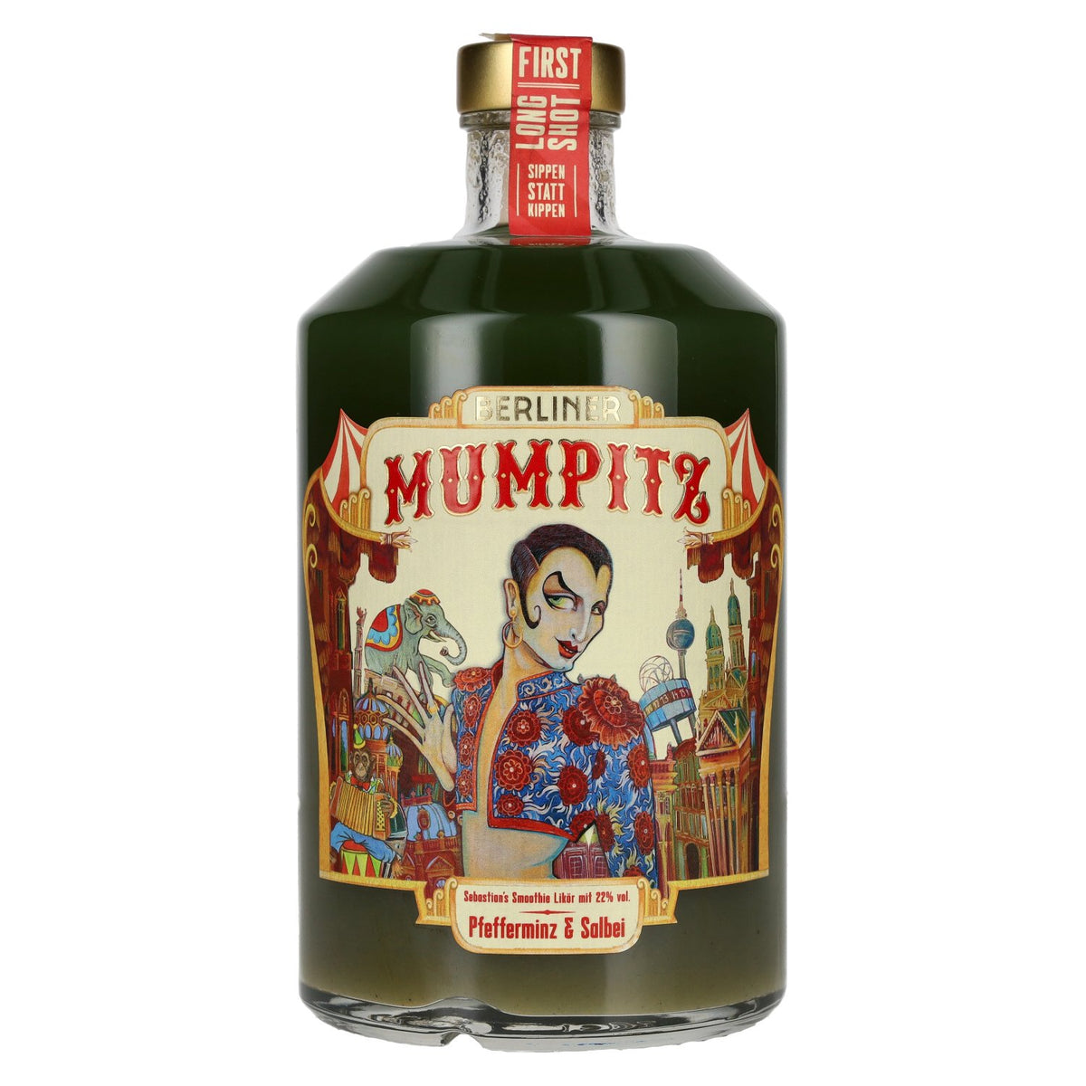 Berliner Mumpitz Pepermunt &amp; Salie 22% vol. 0,7 l
