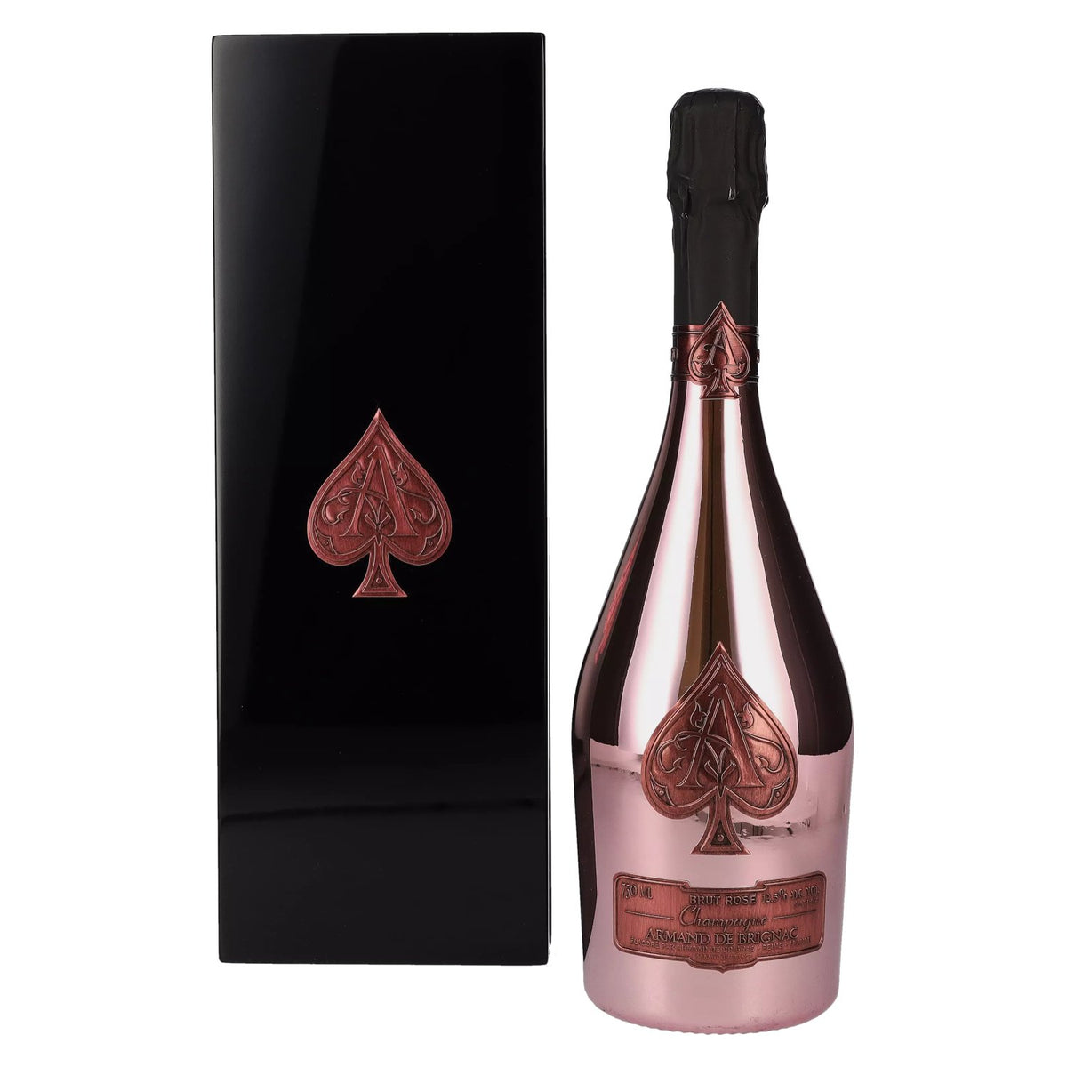 Armand de Brignac Rosé Champagne Brut 12.5% ABV 0.75l in a wooden case