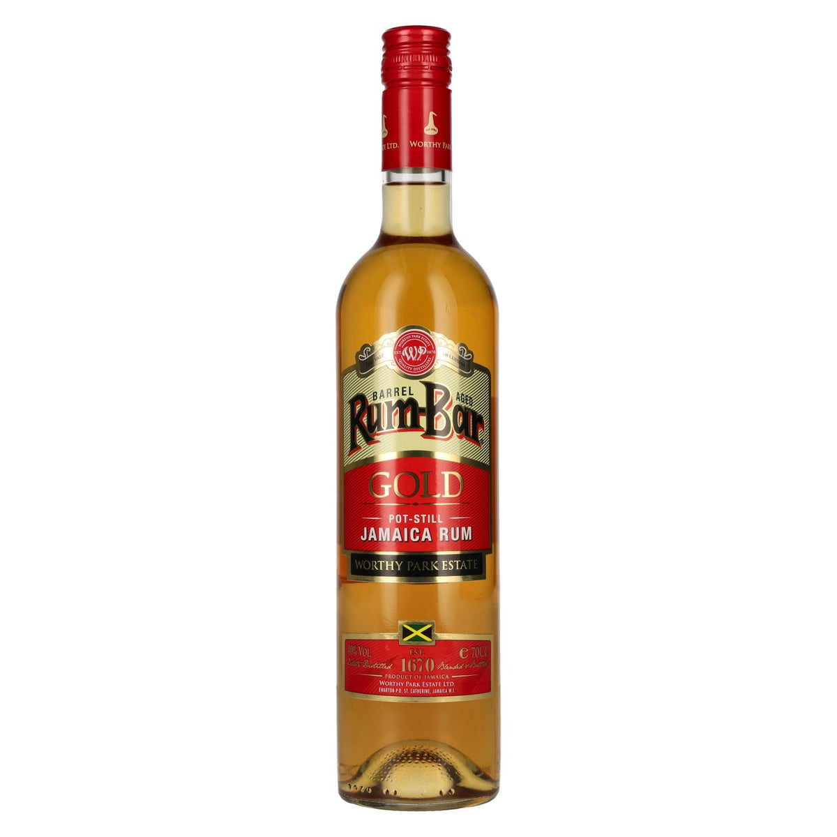 Rum-Bar Worthy Park Estate GOLD Jamaican Rum 40% ABV 0.7l