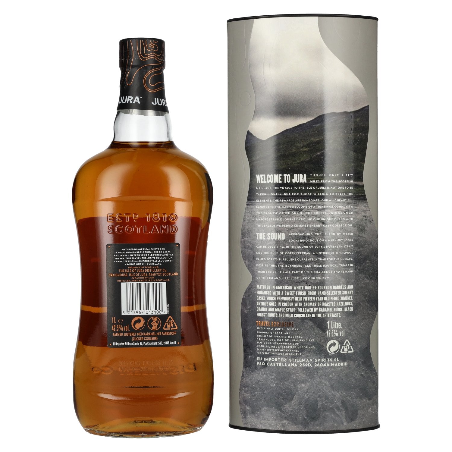 Jura THE SOUND Single Malt Scotch Whisky 42,5% Vol. 1l in Geschenkbox