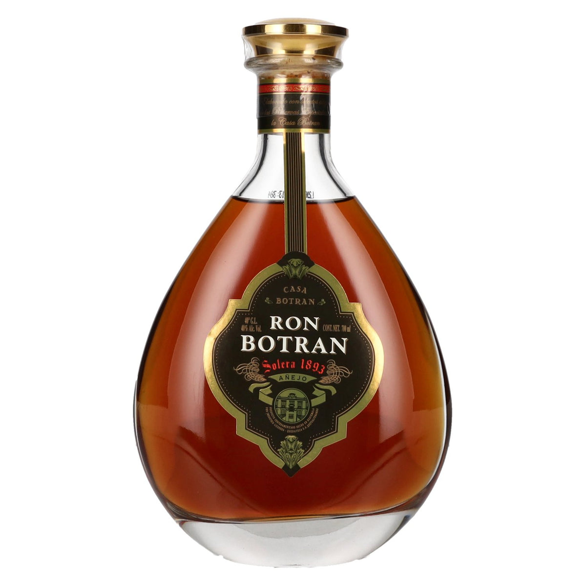 Ron Botran Solera 1893 Añejo, carafe, 40 % vol., 0,7 l