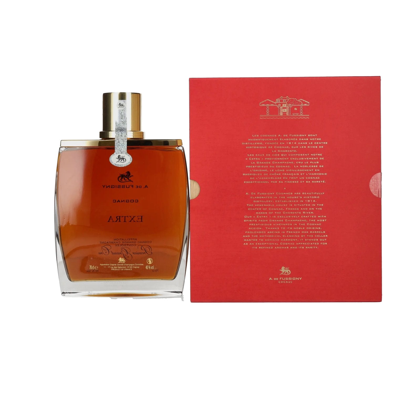 A. de Fussigny EXTRA Premier Grand Cru Cognac 40% Vol. 0,7l in Geschenkbox