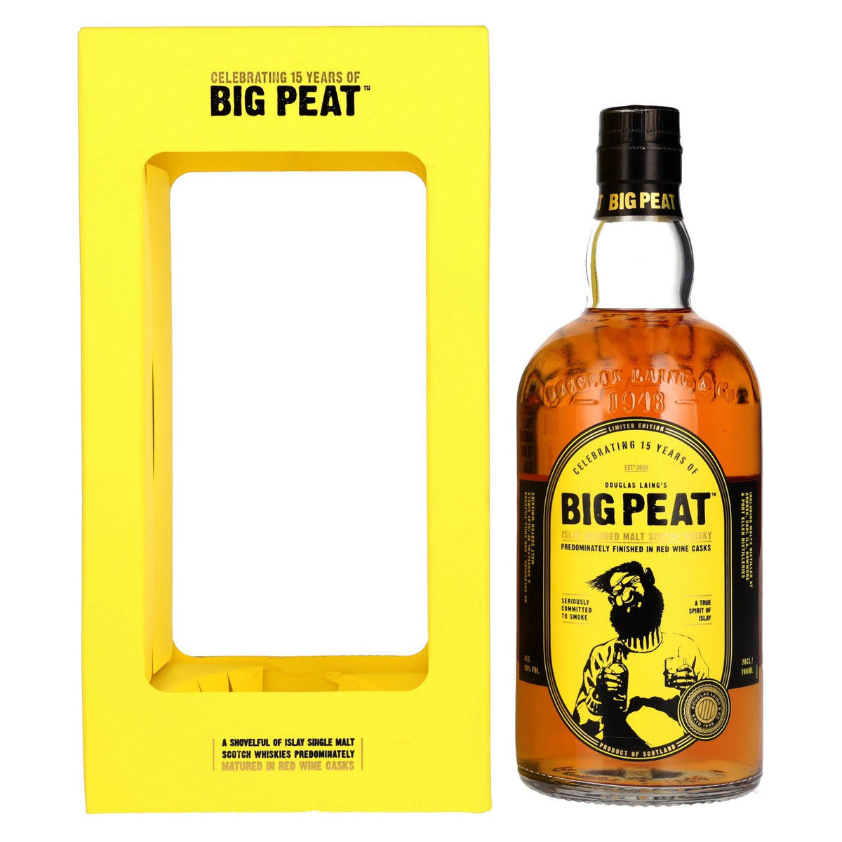 Douglas Laing Big Peat Islay Blended Malt Scotch 15th Anniversary Edition 50% vol. 0.7l in a gift box