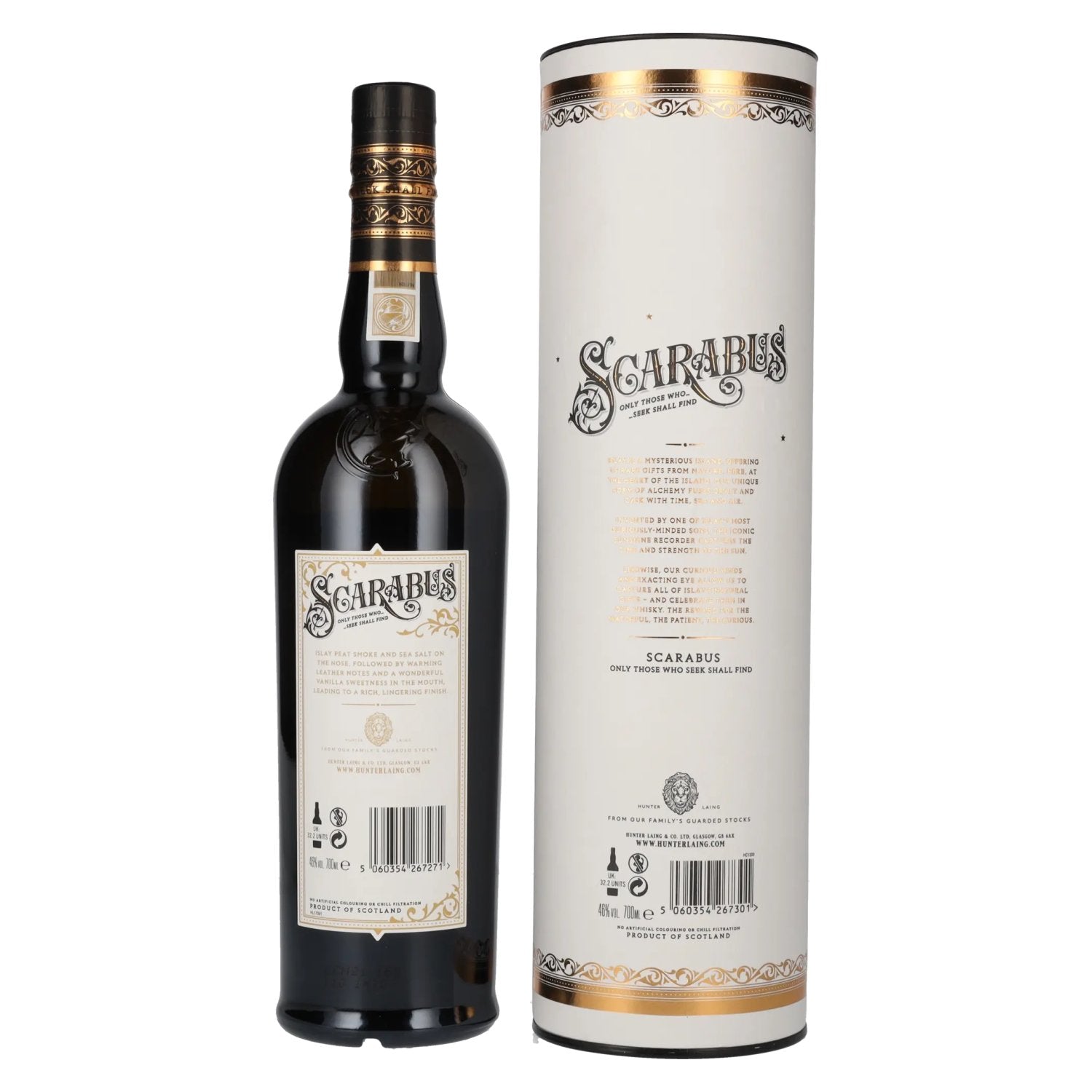 Hunter Laing SCARABUS Islay Single Malt Specially Selected 46% Vol. 0,7l en boîte cadeau
