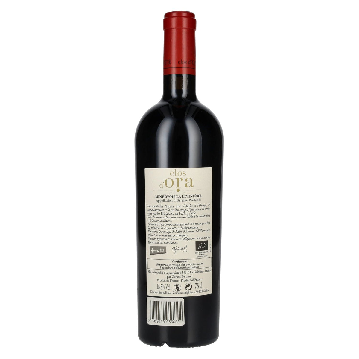 Gérard Bertrand Clos D'Ora 2018 15.5% ABV 0.75l
