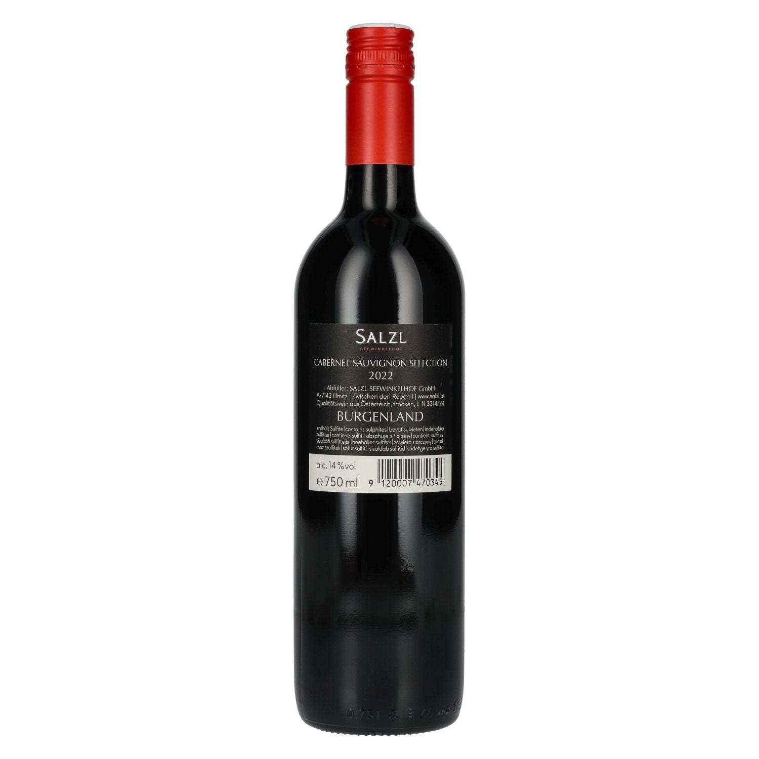 Salzl Cabernet Sauvignon Selection 2022 14% Vol. 0,75l