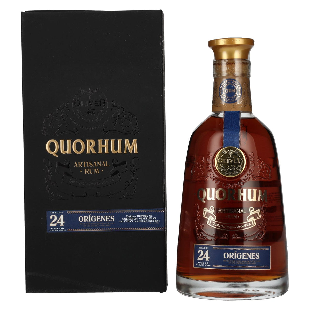 Ron Quorhum 24 Solera ORÍGENES 40% Vol. 0.7l in a gift box