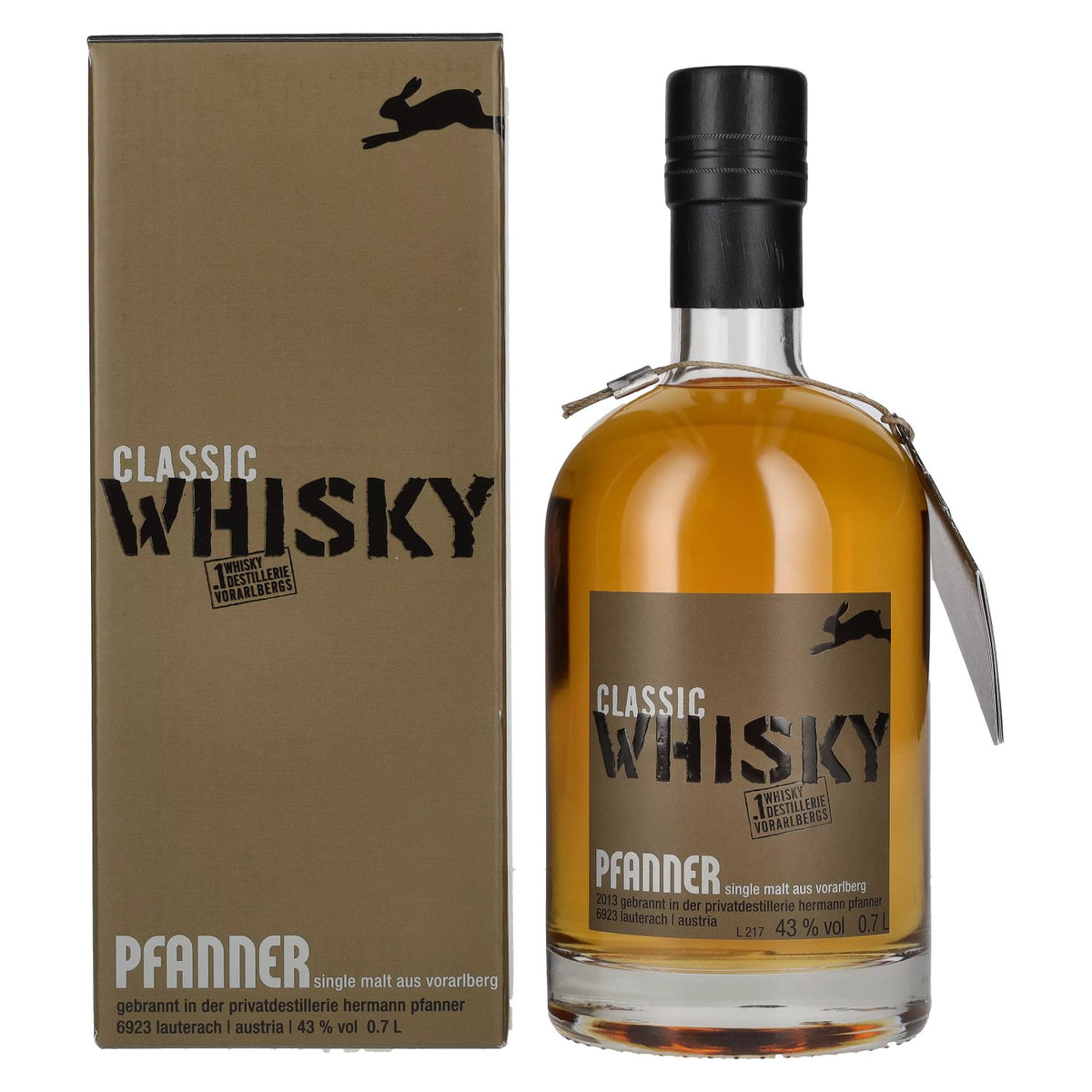 Pfanner Classic Single Malt Whisky 43% vol. 0,7 l in geschenkverpakking