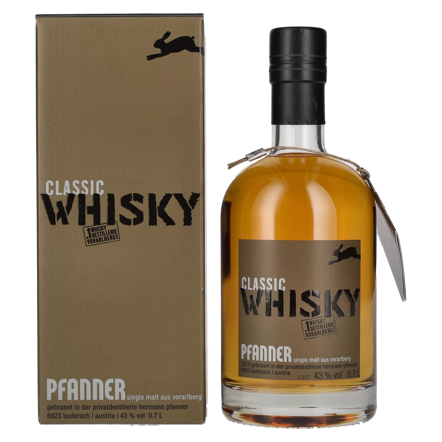 Pfanner Classic Single Malt Whisky 43% Vol. 0,7l in geschenkverpakking