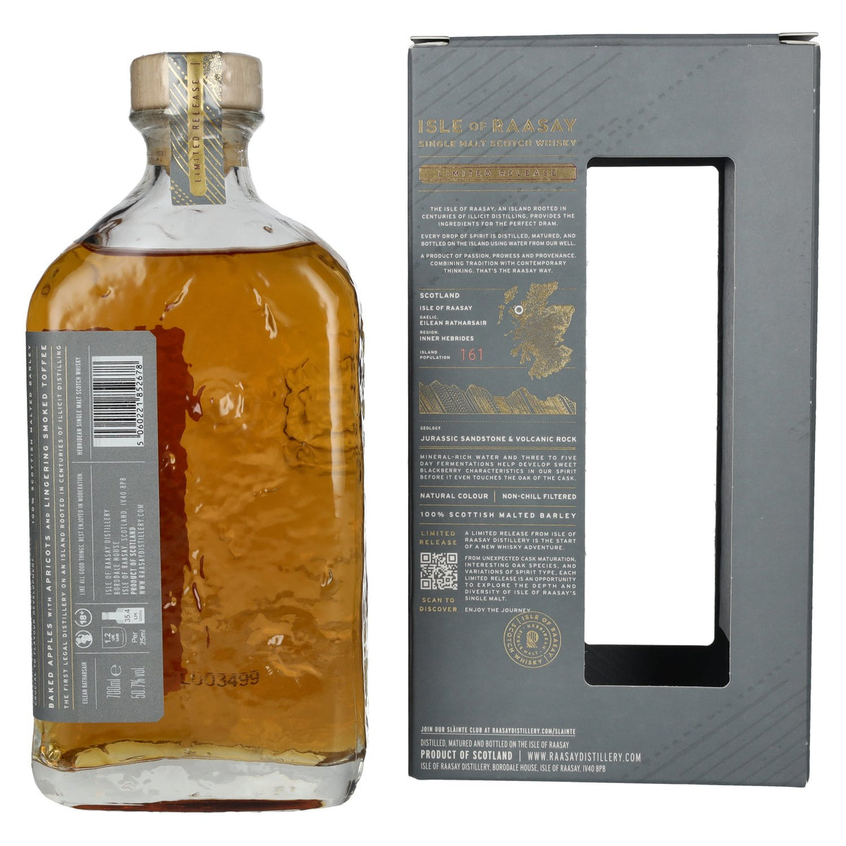 Isle of Raasay Marsala Cask Single Malt Limited Release 50,7% vol. 0,7 l in geschenkverpakking