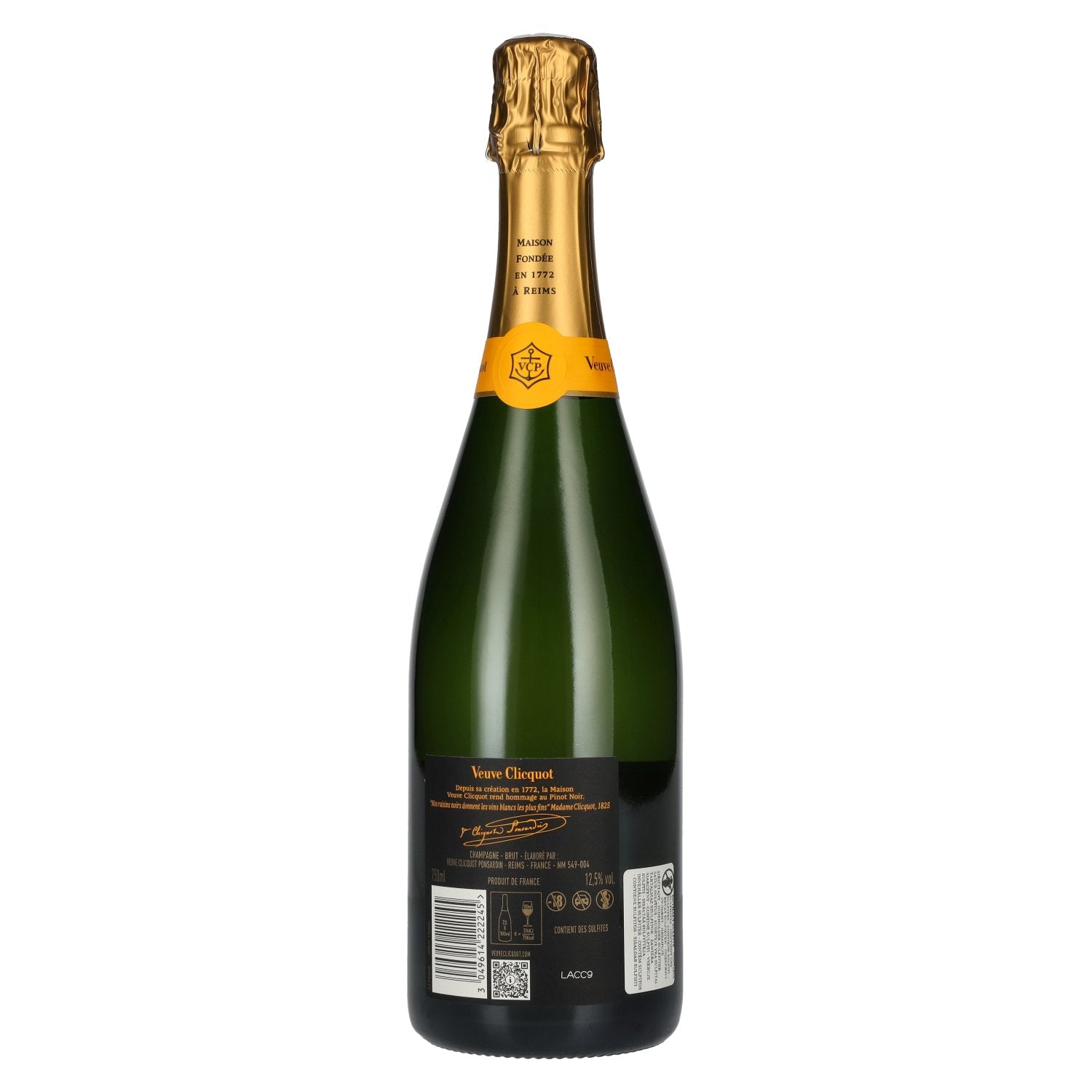 Veuve Clicquot Champagne Brut Yellow Label 12,5% vol. 0,75l