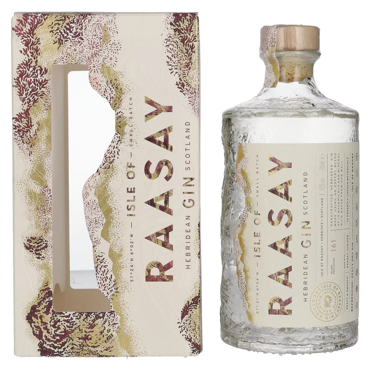 Isle of Raasay Hebridean Gin 46% ABV 0.7l in a gift box