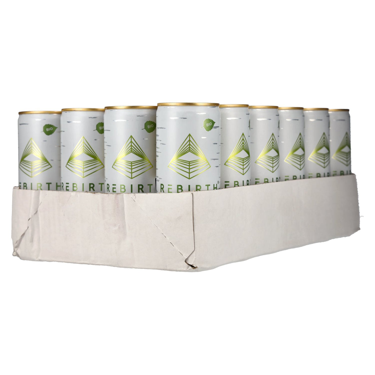 REBIRTH Supreme Organic Drink Ginger &amp; Mint 24 x 0.25-litre cans (deposit)