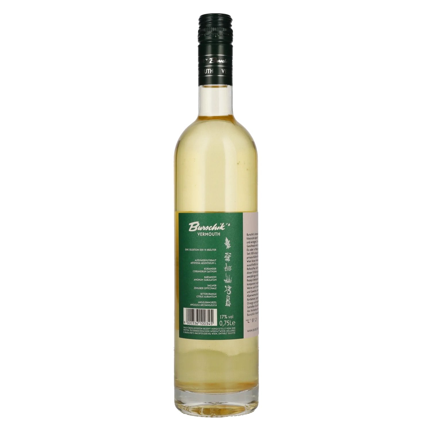Burschik's Vermout Droog 17% Vol. 0,75l