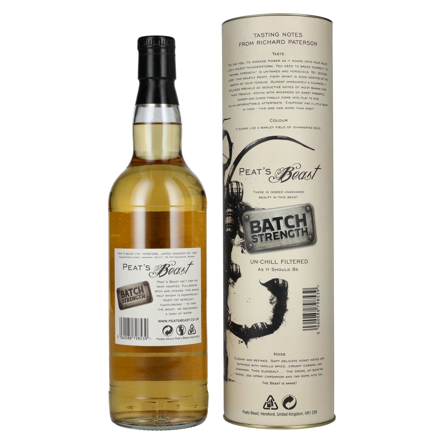 Peat's Beast Batch Strength 52,1% Vol. 0,7l in geschenkverpakking
