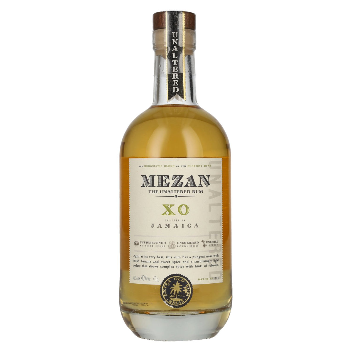Mezan XO The Unaltered Jamaica Rum 40% vol. 0.7 l