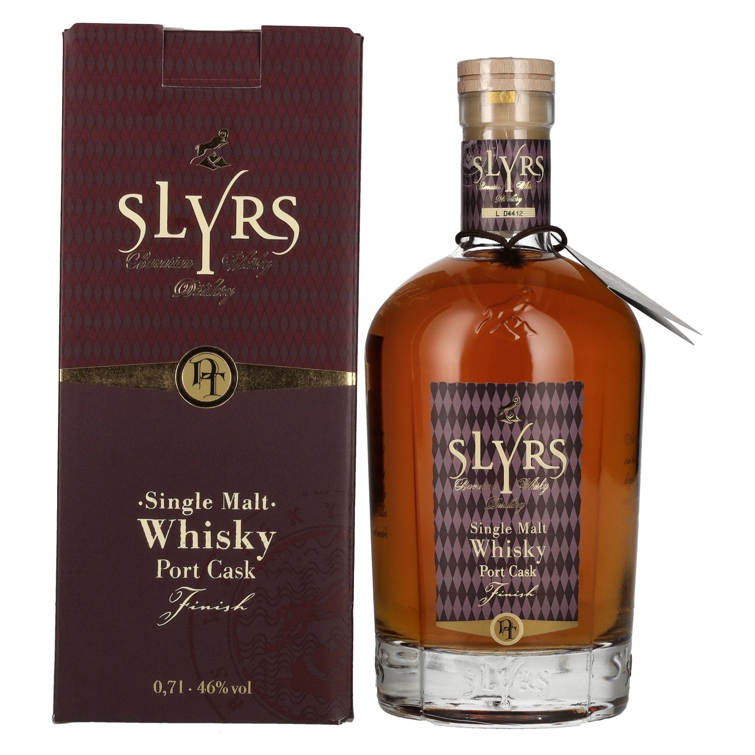 Slyrs Single Malt Whisky Port Cask Finish 46% Vol. 0,7l in geschenkverpakking