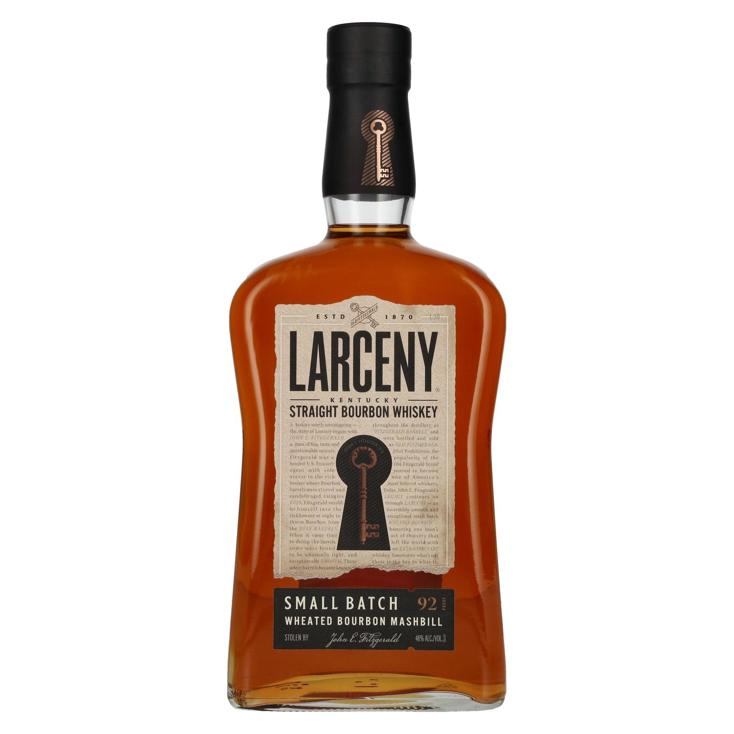 Larceny Kentucky Straight Bourbon Whiskey 92 PROOF 46% Vol. 1l