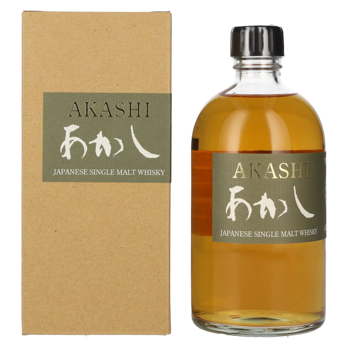 White Oak Akashi Whisky Single Malt 46% ABV, 0.5l in a gift box