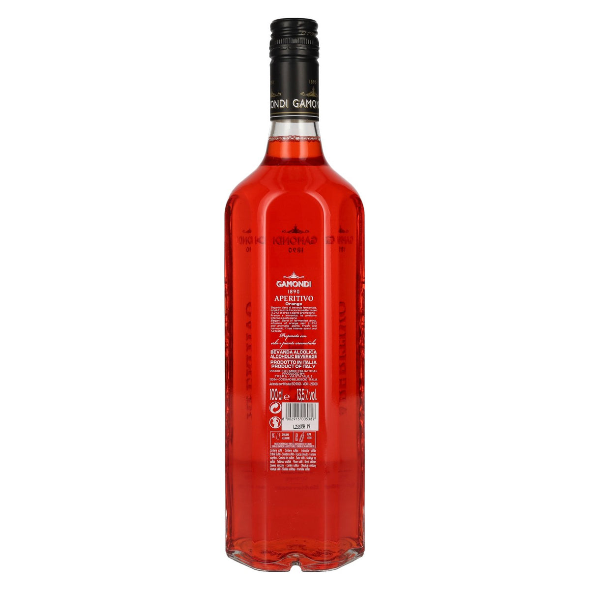 Gamondi Aperitivo Orange Mediterranean 13.5% ABV 1 litre
