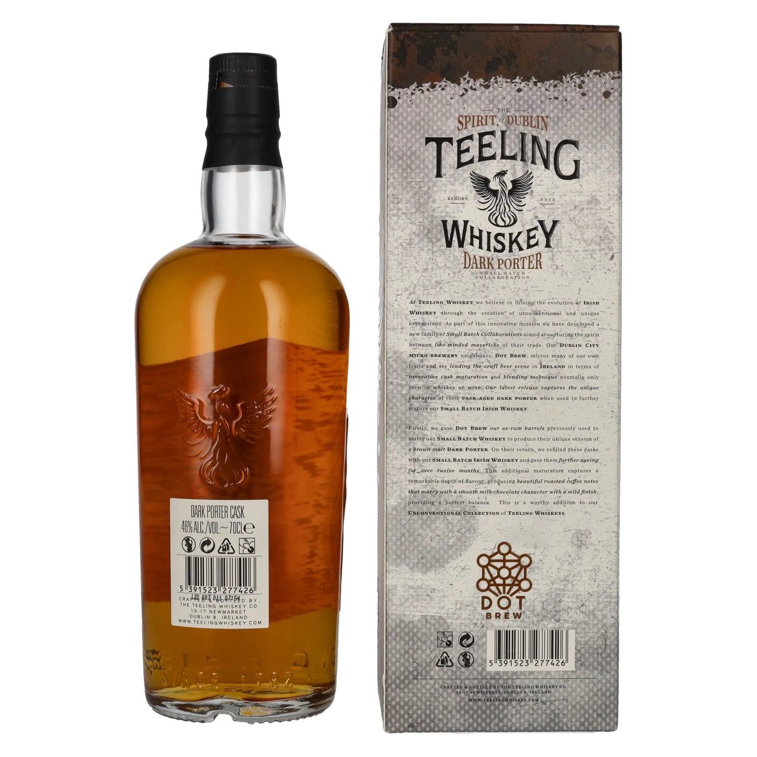 Teeling Whiskey DARK PORTER Small Batch Collaboration 46% Vol. 0,7l in Geschenkbox