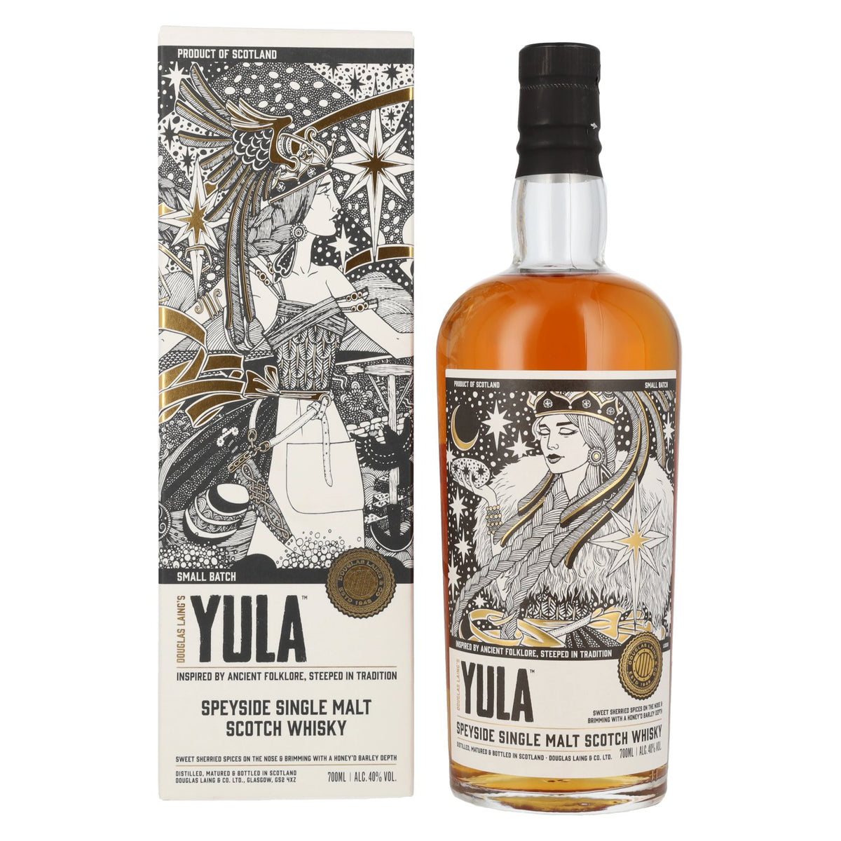 Douglas Laing YULA Speyside Single Malt Scotch Whisky 40% ABV, 0.7 l, in a gift box