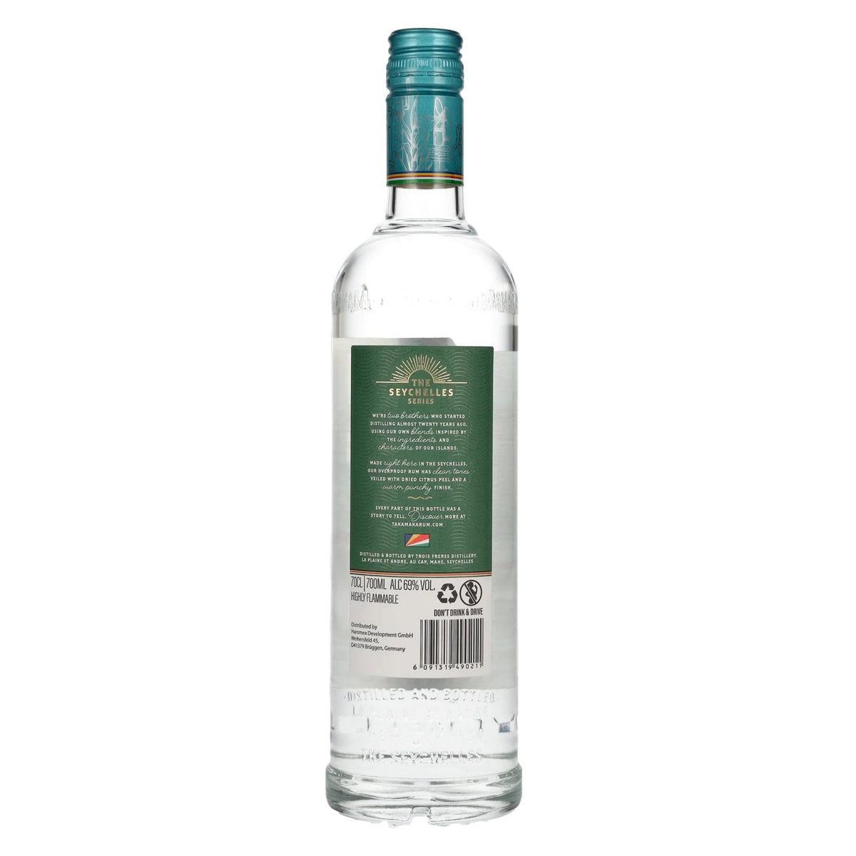 Takamaka OVERPROOF RUM 69% vol. 0.7 l