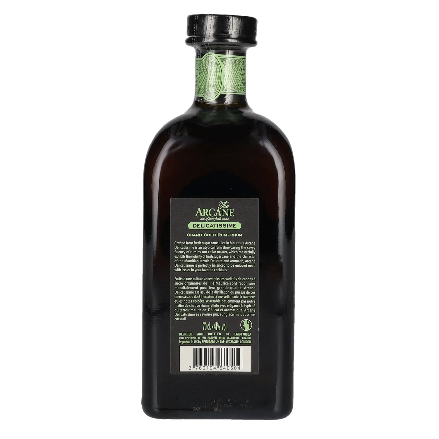 The Arcane DELICATISSIME Grand Gold Rum 41% Vol. 0,7l