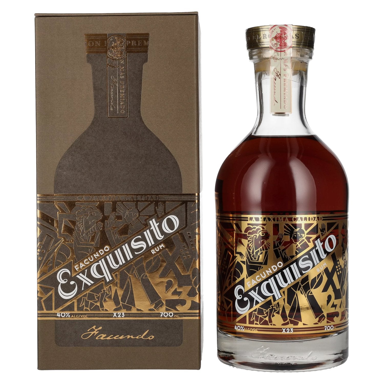 Facundo EXQUISITO Rhum 40% vol. 0,7l en boîte cadeau