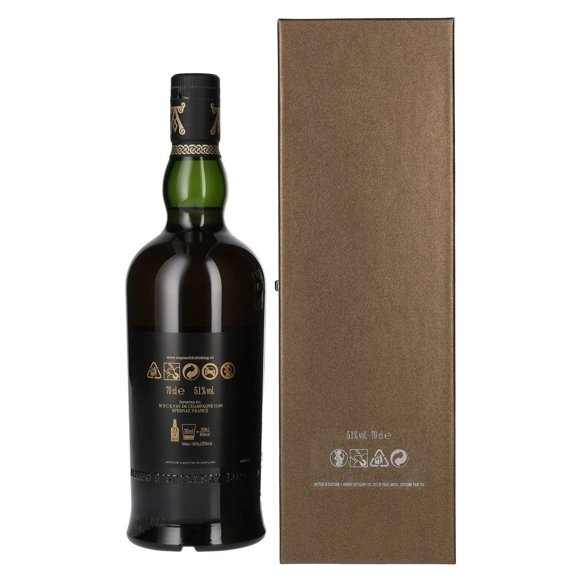 Ardbeg 21 ans d'âge « The Ultimate Private Single Cask » 51 % vol., 0,7 l, dans un coffret cadeau