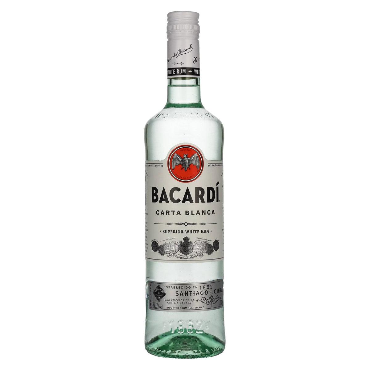 Bacardi Ron Carta Blanca Superior 37.5% vol. 0.7 l