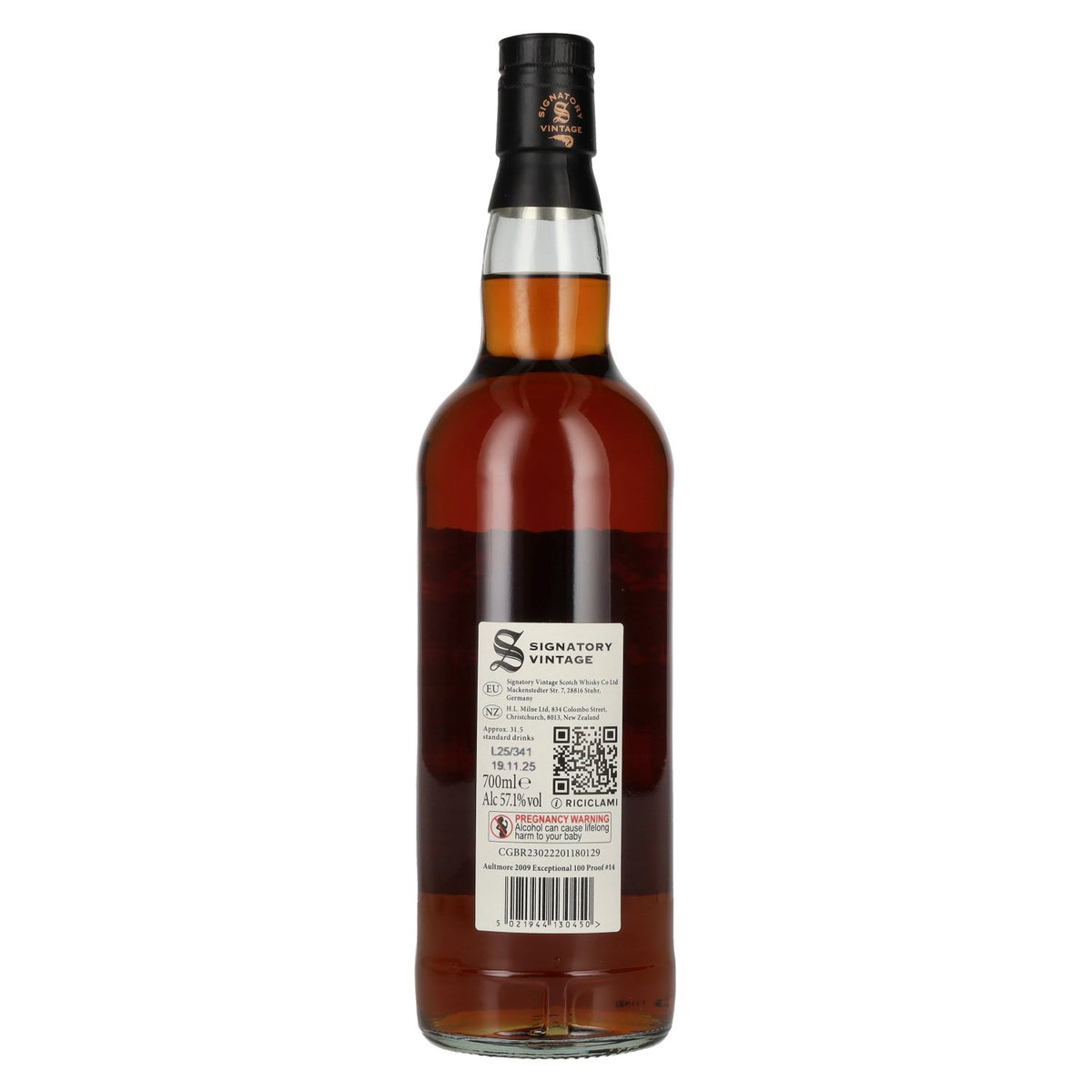 Signatory Vintage 100 Proof Edition AULTMORE 2009 16 Years Old Exceptional Cask #14 57,1% Vol. 0,7l