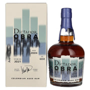 Dictador OBRA VINTAGE 19 Years Old AMERICAN OAK CASK Rum 2004 40% Vol. 0,7l en boîte cadeau