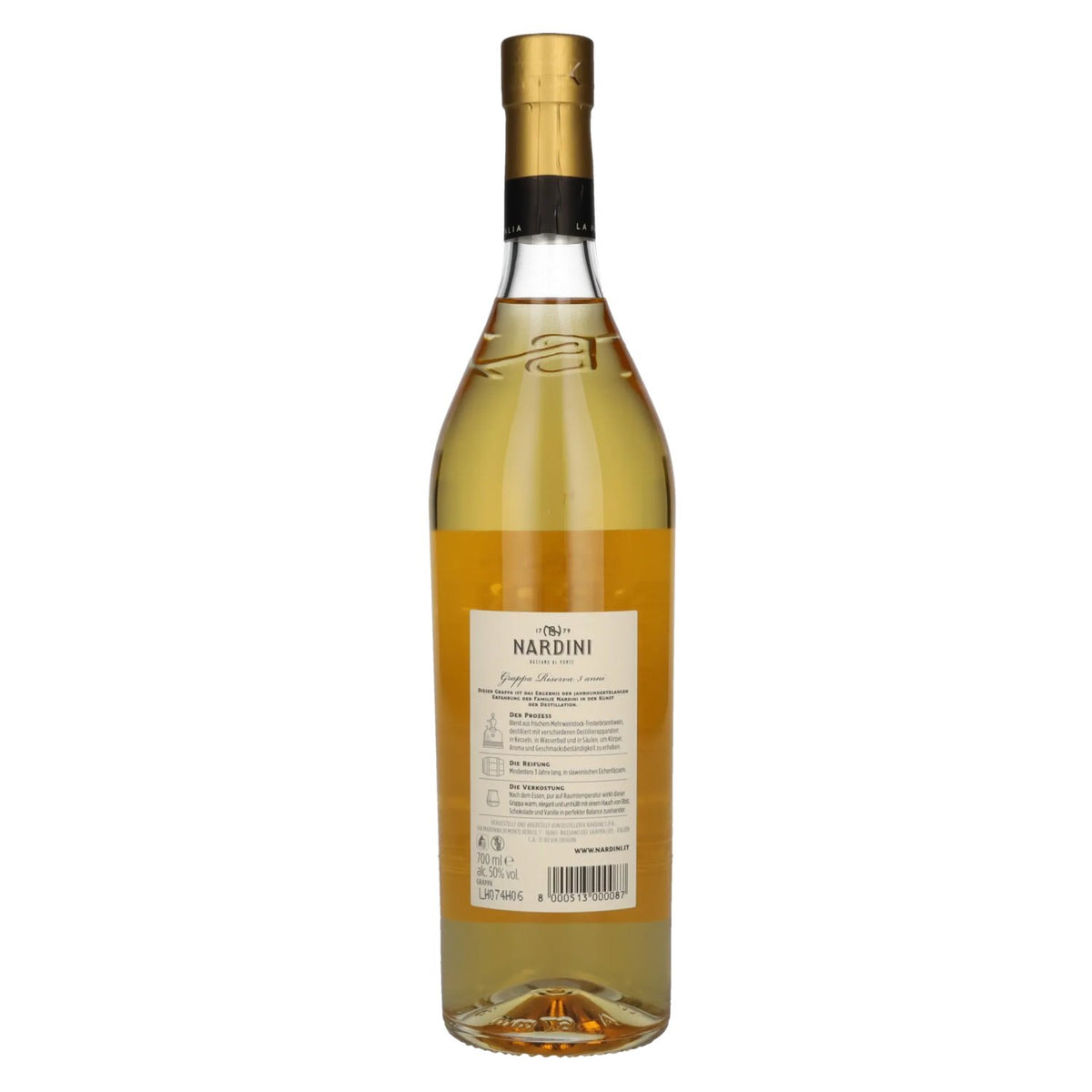 Nardini Grappa Riserva 50% vol. 0.7 l