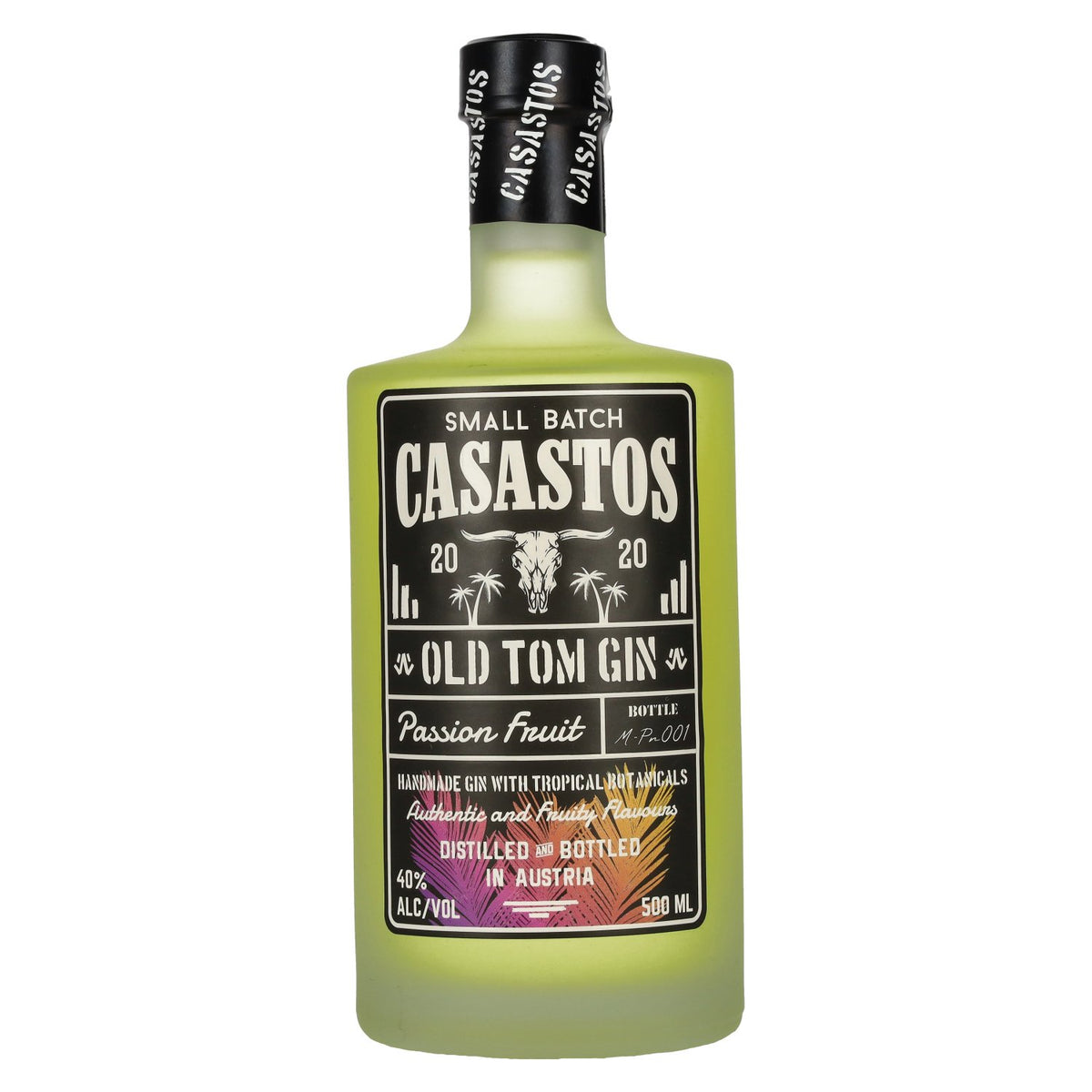 CASASTOS Old Tom Gin Small Batch Passion Fruit 40 % vol. 0,5 l