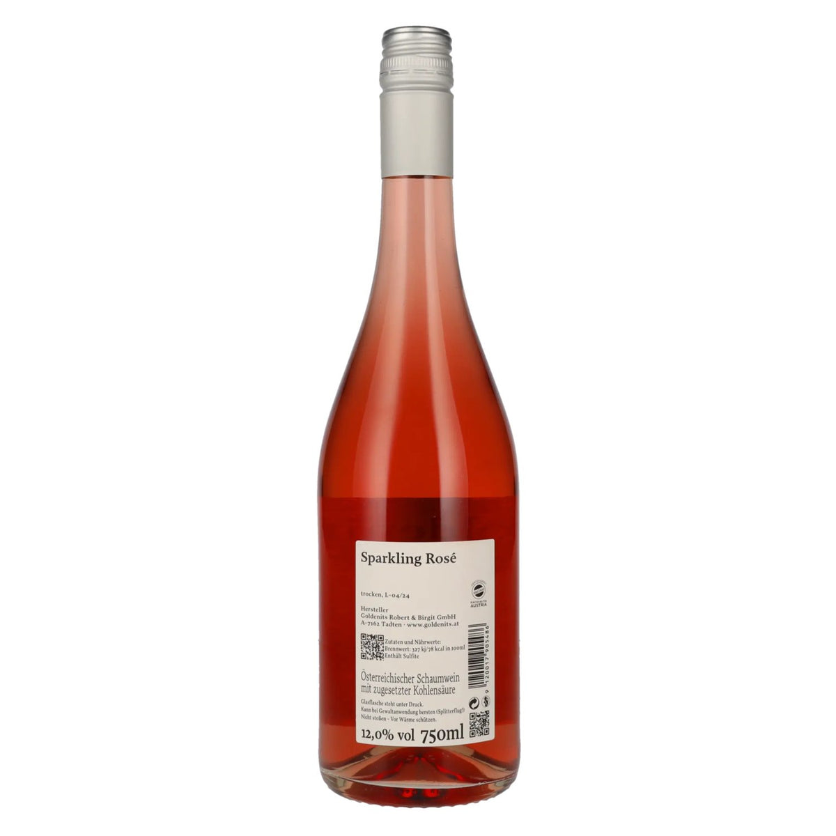 Goldenits Robert Sparkling Rosé 12% ABV 0.75 l