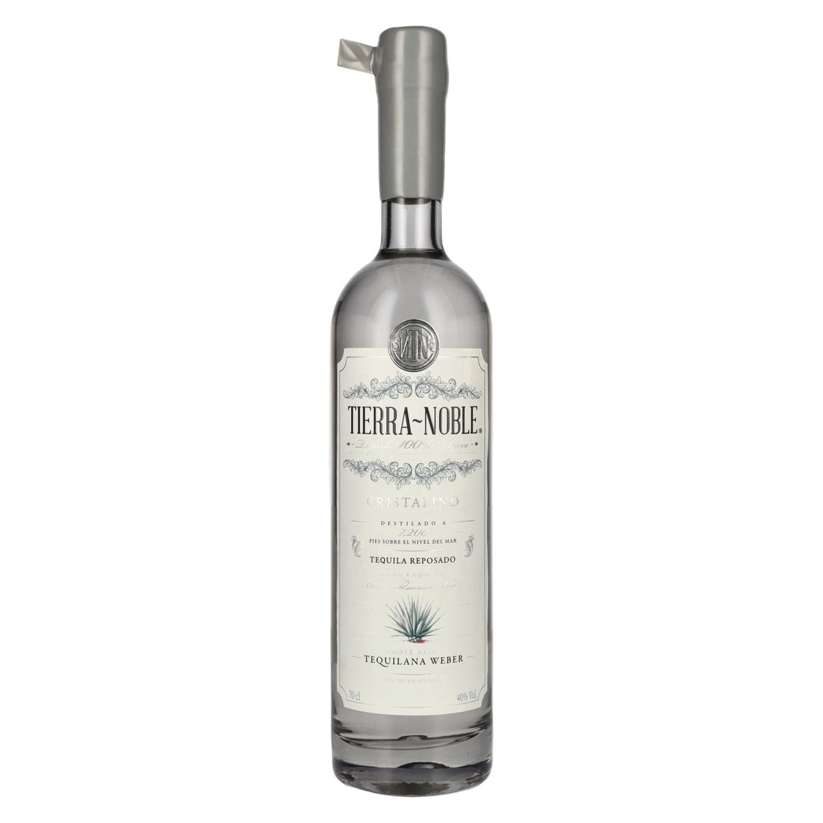 Tequila Tierra-Noble Cristalino Reposado 100 % agave, 40 % vol., 0,7 l
