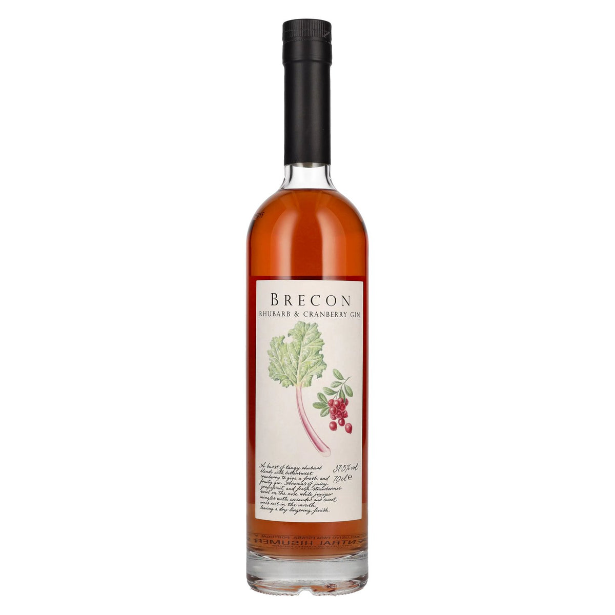 Brecon RHUBARB &amp; CRANBERRY Gin 37,5% vol. 0,7 l