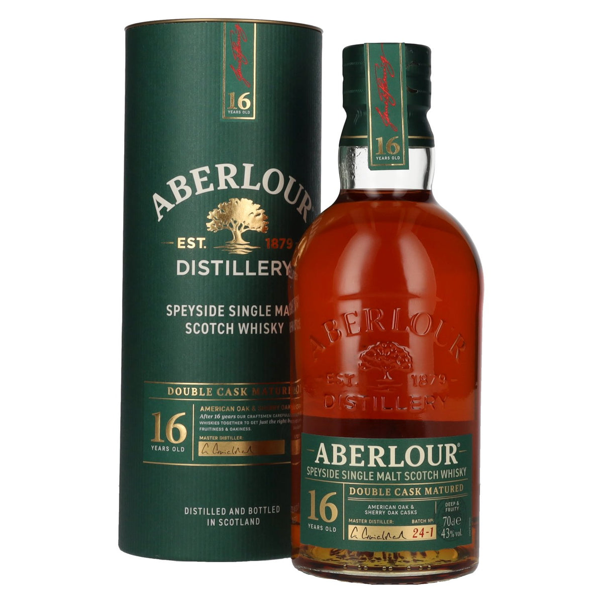 Aberlour 16 Years Old DOUBLE CASK MATURED 43% Vol. 0,7l in gift box
