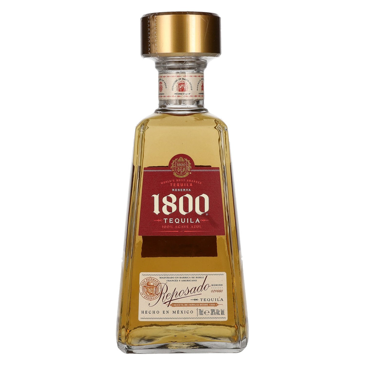 1800 Tequila Reserva REPOSADO 100% agave 38% vol. 0,7 l