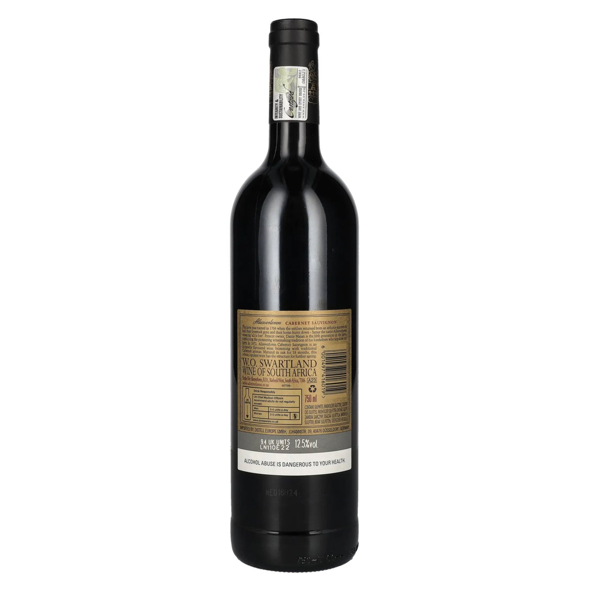 Allesverloren Cabernet Sauvignon 2019 12.5% ABV 0.75l