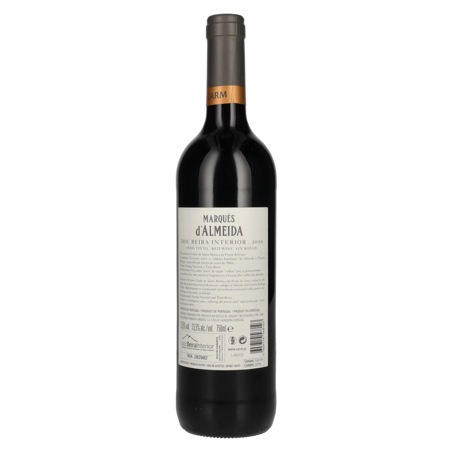 CARM Marques d'Almeida Beira Interior Tinto 2020 13,5% Vol. 0,75l