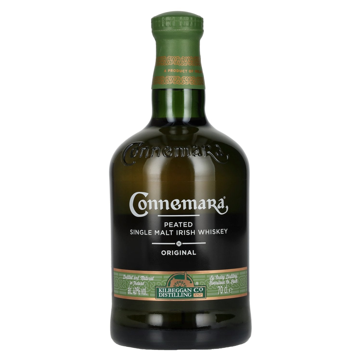 Connemara ORIGINAL Peated Single Malt Irish Whiskey 40% ABV 0.7l