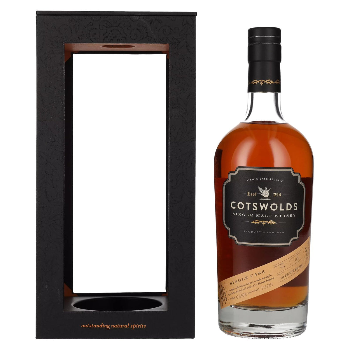 Cotswolds SINGLE CASK 5 Years Old Single Malt Whisky 2016 60,6% Vol. 0,7l in Geschenkbox
