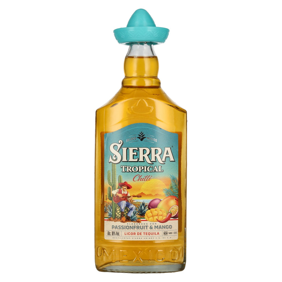 Sierra Tropical Chilli Tequila Liqueur 18% ABV 0.7 l