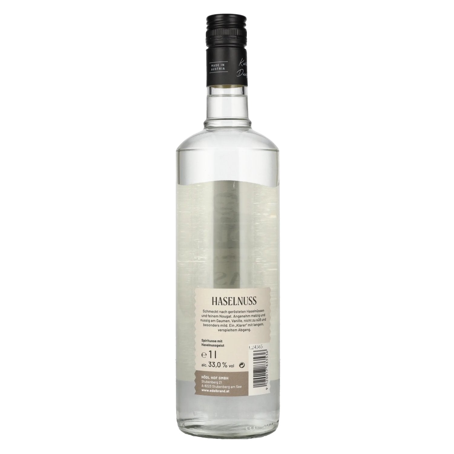 Hödl Hof HASELNUT Hazelnoot Spirit 33% Vol. 1l